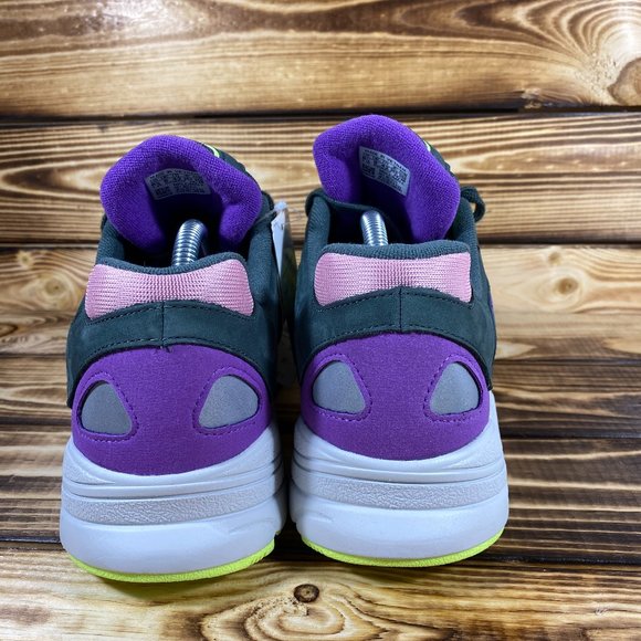 NEW adidas Yung-1 Legend Ivy Hi Res Yellow Purple - Picture 4 of 8